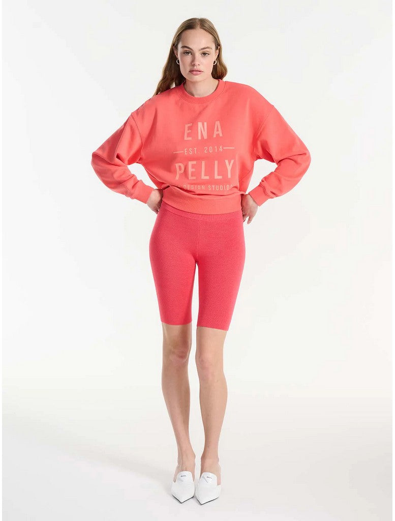 Daybreak Bike Short - Coral | Clothing | Bike Shorts, brand-Ena Pelly, Clothing, Midi Shorts, Mini Shorts, On Sale, price-Under $50, Sale, Shorts | Ena Pelly