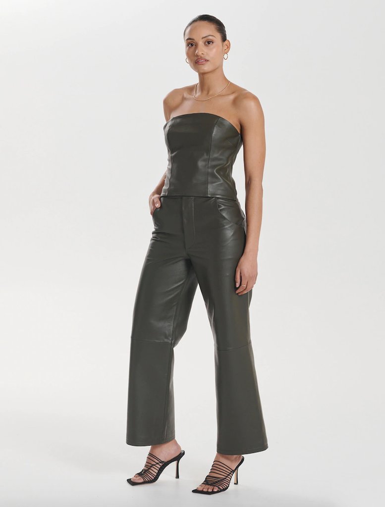Clothing Claudia High Waisted Pant - Forest