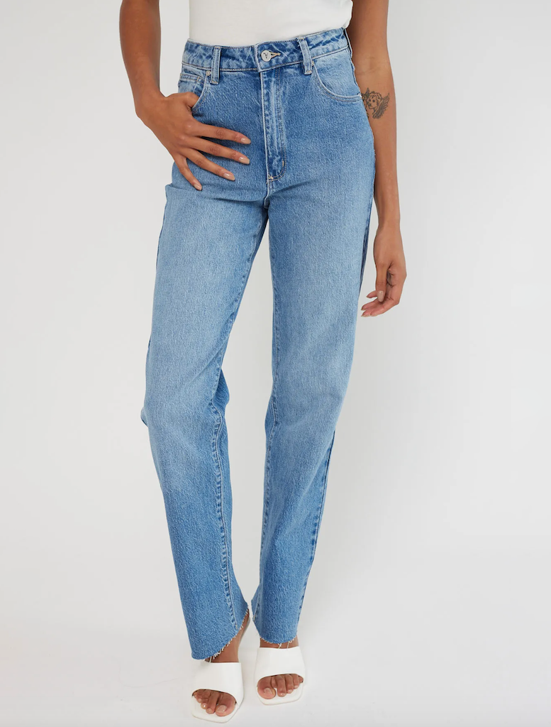 A 94 High Straight - Lexi | Denim | Blue Denim, Blue jeans, brand-ABRAND, Dark denim, Denim, Denim Jeans, High rise jeans, High Waisted, High Waisted Pants, Jeans, price-$100 - $150 | Abrand